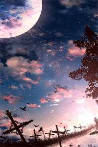晚来不见星月
