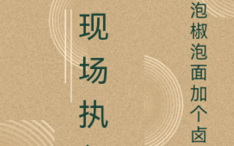 《异现场执行者》小说全文免费阅读资源！