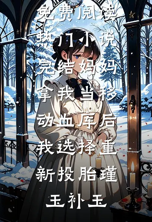 妈妈拿我当移动血库后，我选择重新投胎瑾玉补玉小说全文免费阅读_热门小说完结妈妈拿我当移动血库后，我选择重新投胎瑾玉补玉全文免费阅读无弹窗大结局_妈妈拿我当移动血库后，我选择重新投胎瑾玉补玉小说全文免费阅读_热门小说完结妈妈拿我当移动血库后，我选择重新投胎瑾玉补玉（瑾玉补玉）小说免费阅读大结局