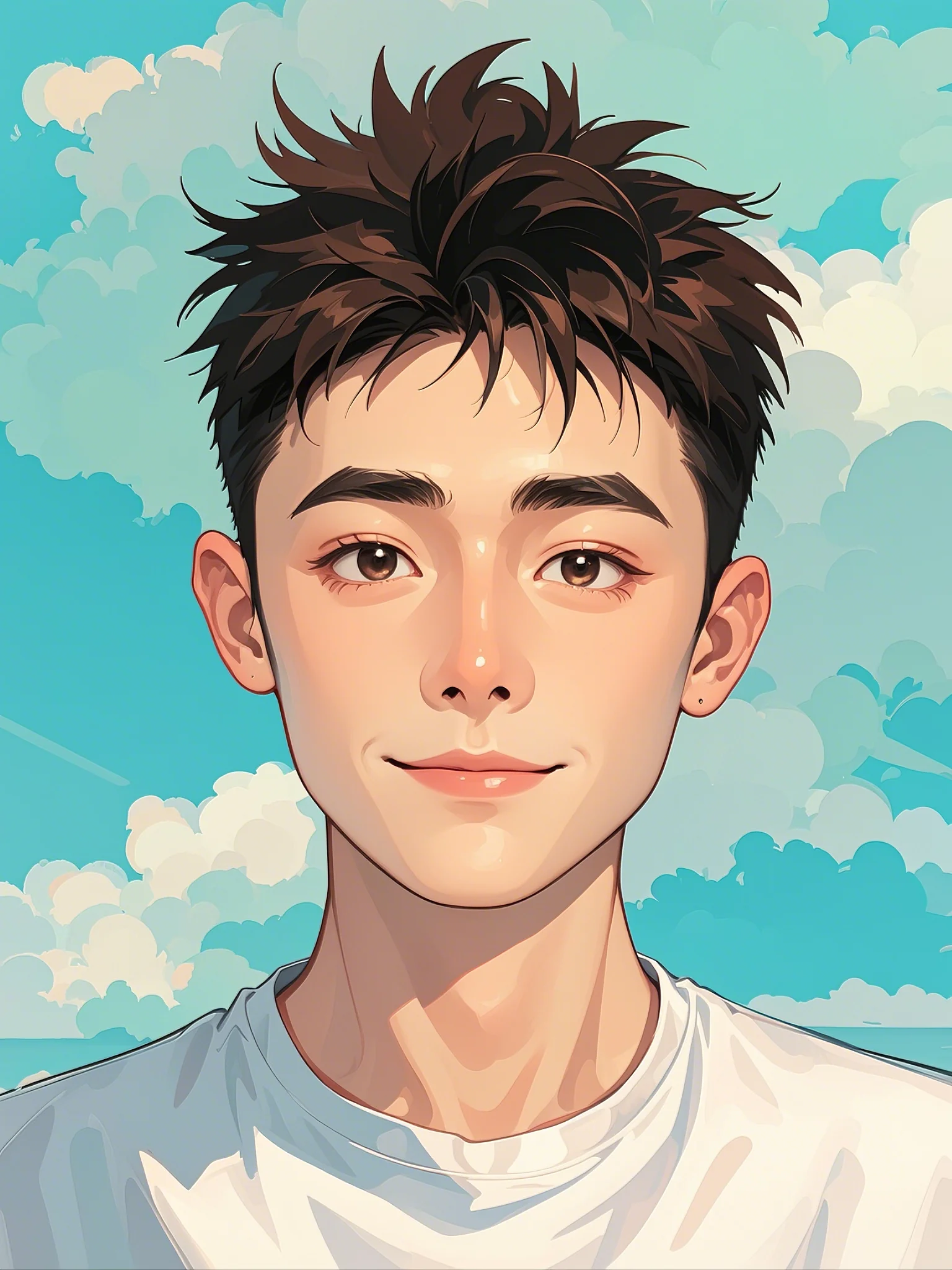夏晚停舟，不奢归期